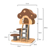 MiaoZan Cat tree - Mushroom Cottage