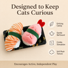 Sushi Catnip Cat Toy Set – Salmon & Sweet Shrimp