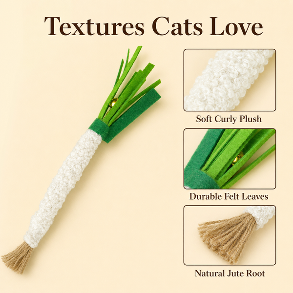Scallion Silvervine Kicker Cat Toy