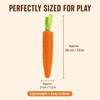 HANDWOVEN CARROT PAPER ROPE CAT TOY