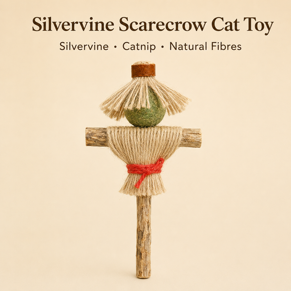 Silvervine Scarecrow Catnip Chew Toy