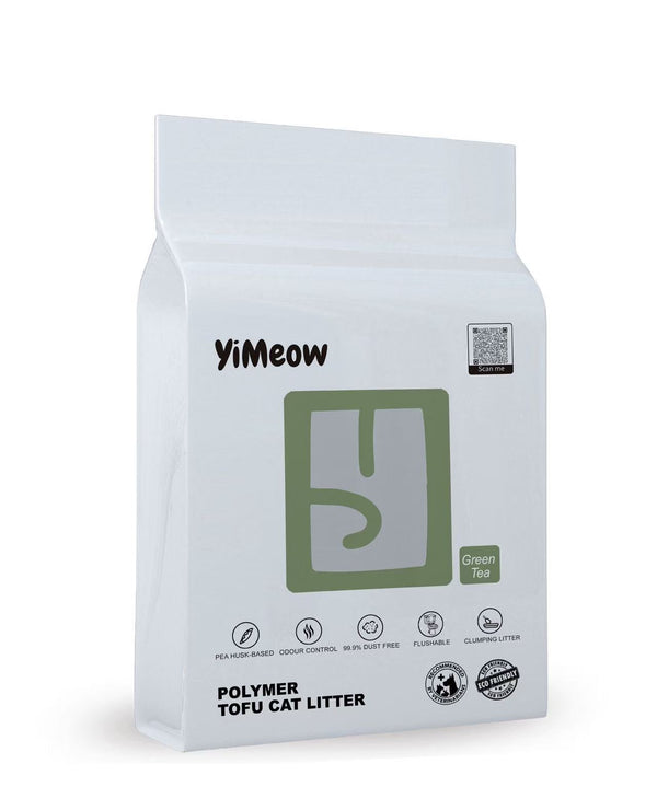 YiMeow Green Tea Polymer Tofu Cat Litter,  Ottawa Local Delivery Only, Please contact directly purchase from Other area