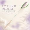 LAVENDER BLOOM CAT TEASER WAND