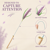 LAVENDER BLOOM CAT TEASER WAND