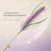LAVENDER BLOOM CAT TEASER WAND