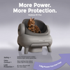 Neakasa M1 Plus + (Upgraded) Open-Top Self-Cleaning Cat Litter Box, Automatic Cat Litter Box with APP Control, Odor-Free Waste Disposal Includes Trash Bags