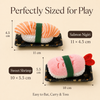 Sushi Catnip Cat Toy Set – Salmon & Sweet Shrimp