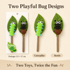 Silvervine Bug Cat Toy Set – Caterpillar & Beetle