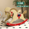 Rocking Horse Cat Tree - Vintage 3-in-1 Scratcher, Lounger, and Play Toy with Nostalgic Wooden Design, Cute and Multi-Functional Cat Furniture